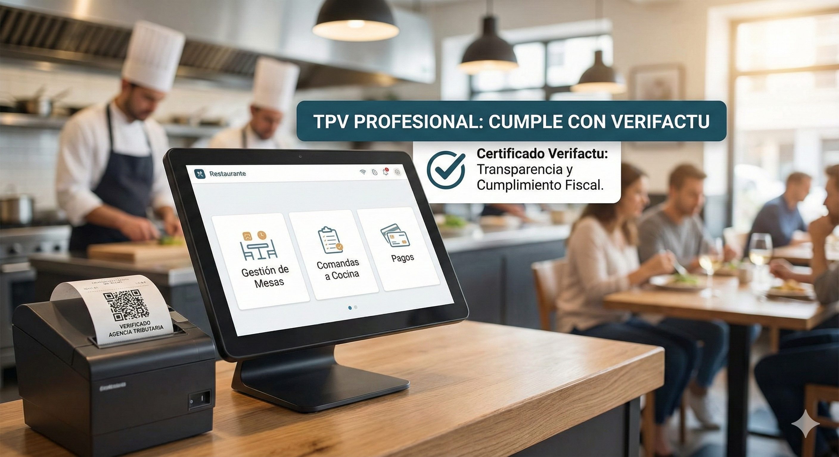 TPV para restaurantes con Verifactu