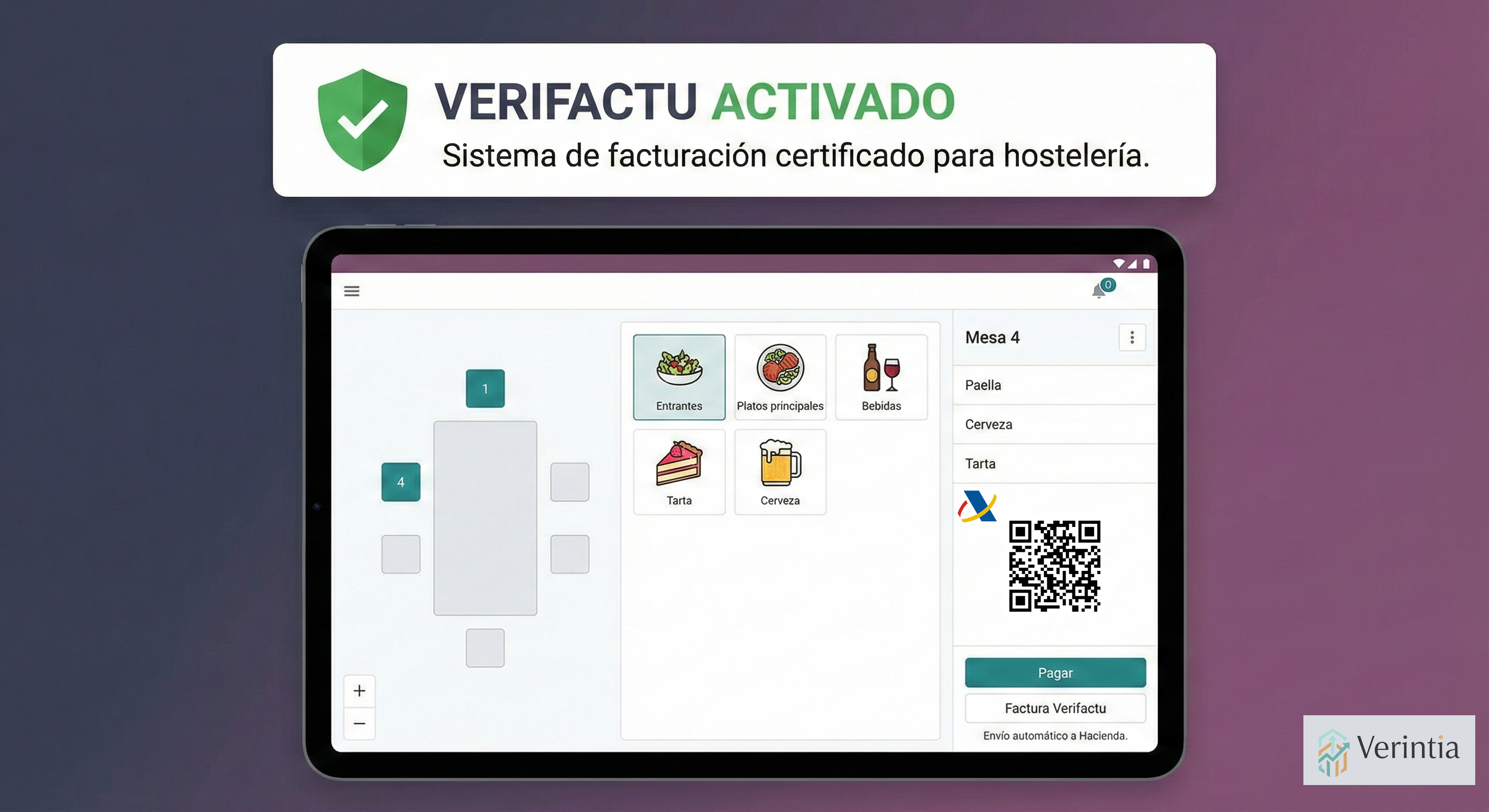 TPV Dashboard - Sistema de punto de venta para restaurantes con Verifactu integrado